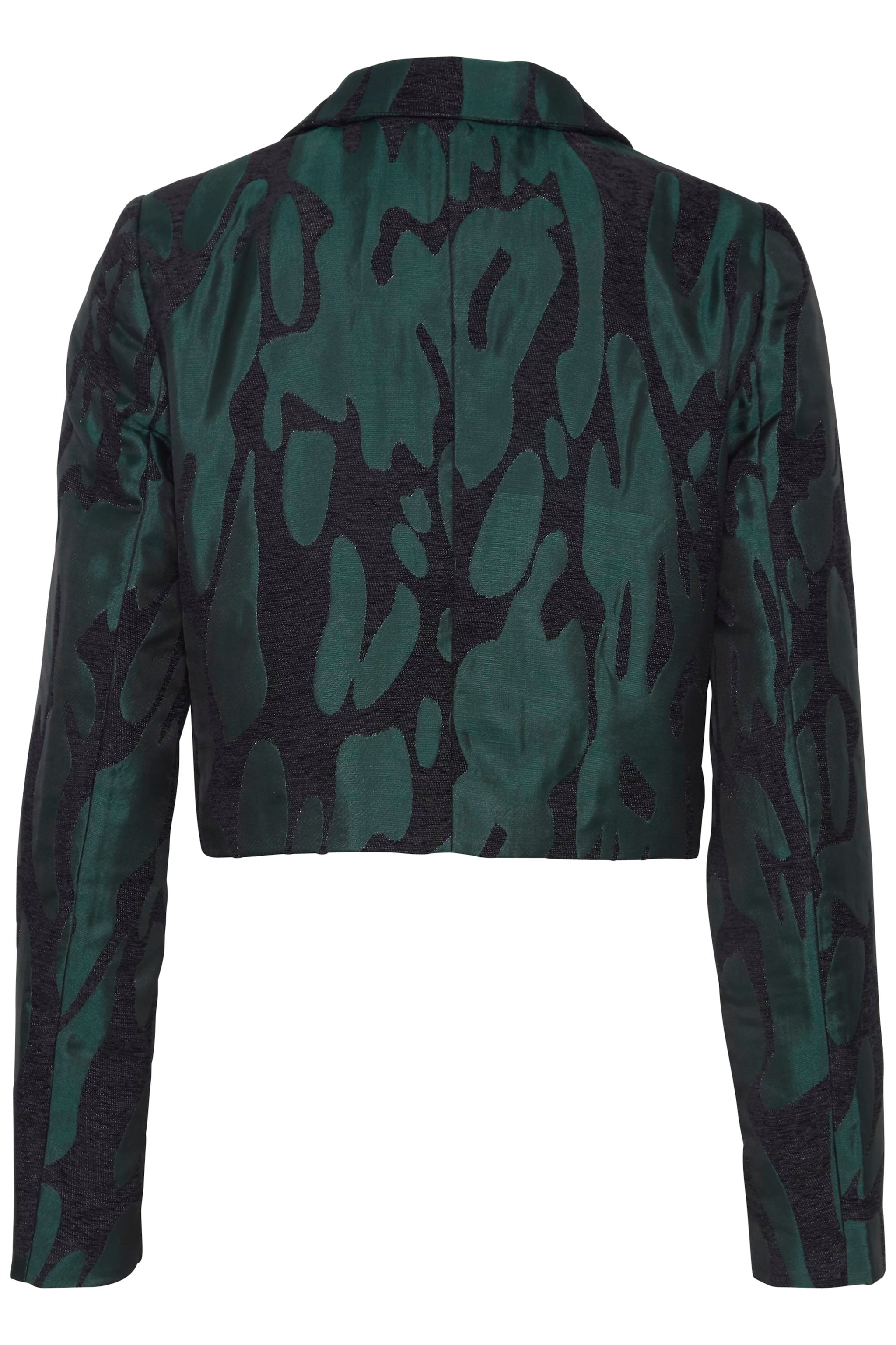 Fransa - Ponderosa Pine Jacquard Cropped Jacket