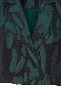 Fransa - Ponderosa Pine Jacquard Cropped Jacket