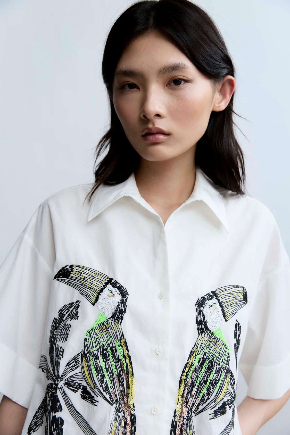 psophia-ss26-womens-248SHR2780-toucan-blouse-kings-road-fashions-uk