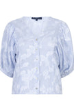 red-button-SRB4838-balloon-sleeve-stripe-flower-blouse-blue-2