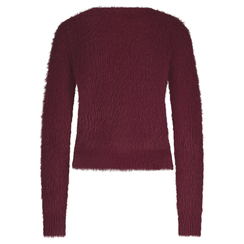 red-button-cardigan-fuzzy-ruby-srb4643