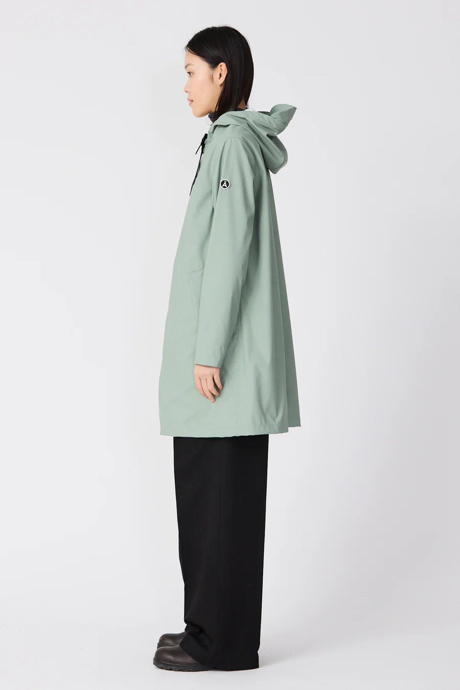 T3085-Nuovola-Iceberg-Green-raincoat-FW25