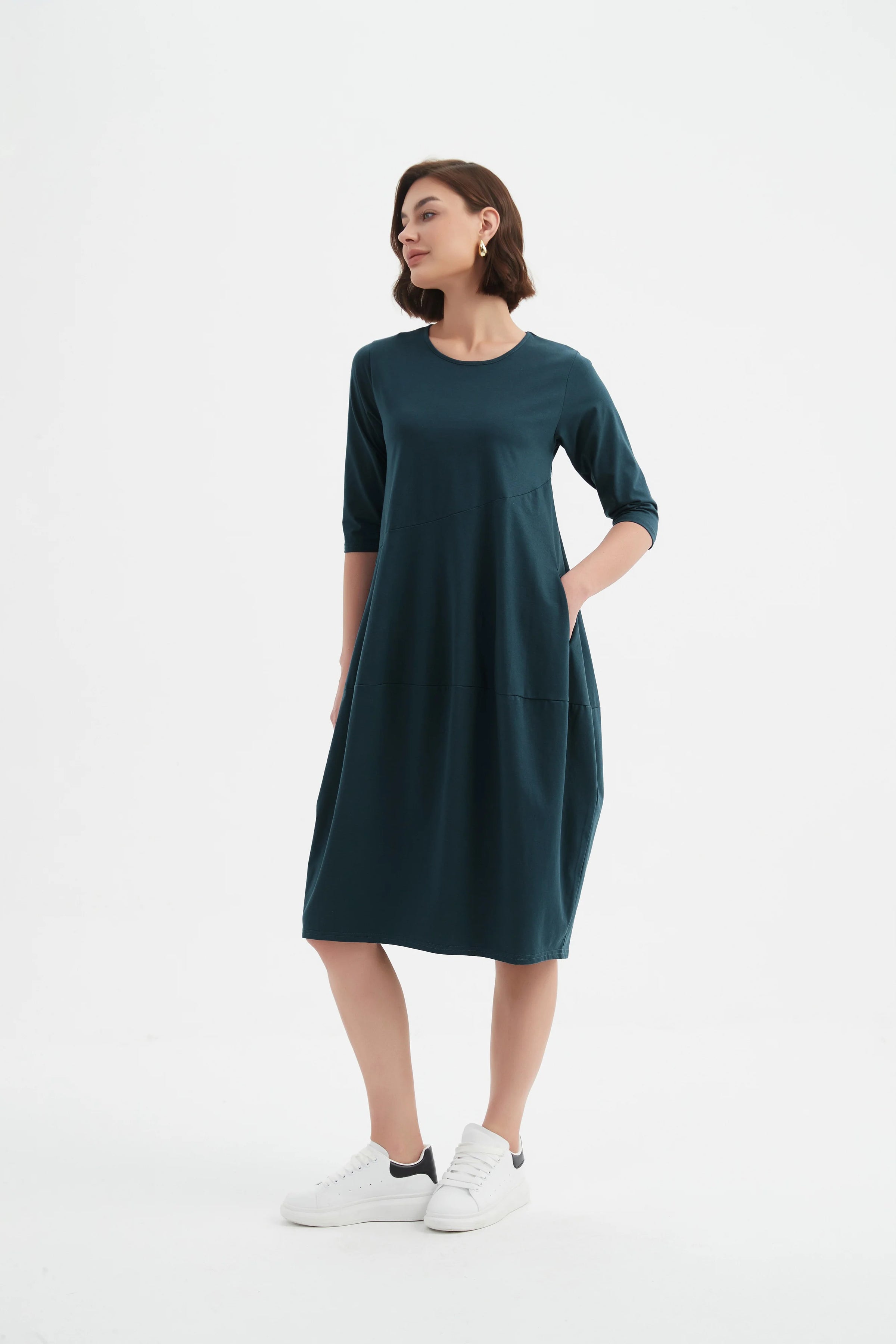 tirelli-womens-diagonal-seam-winter-dress-25d3611-deep-ocean