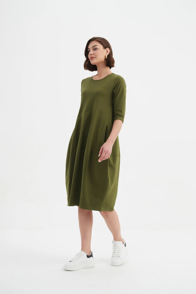 tirelli-womens-diagonal-seam-winter-dress-25d3611-khaki