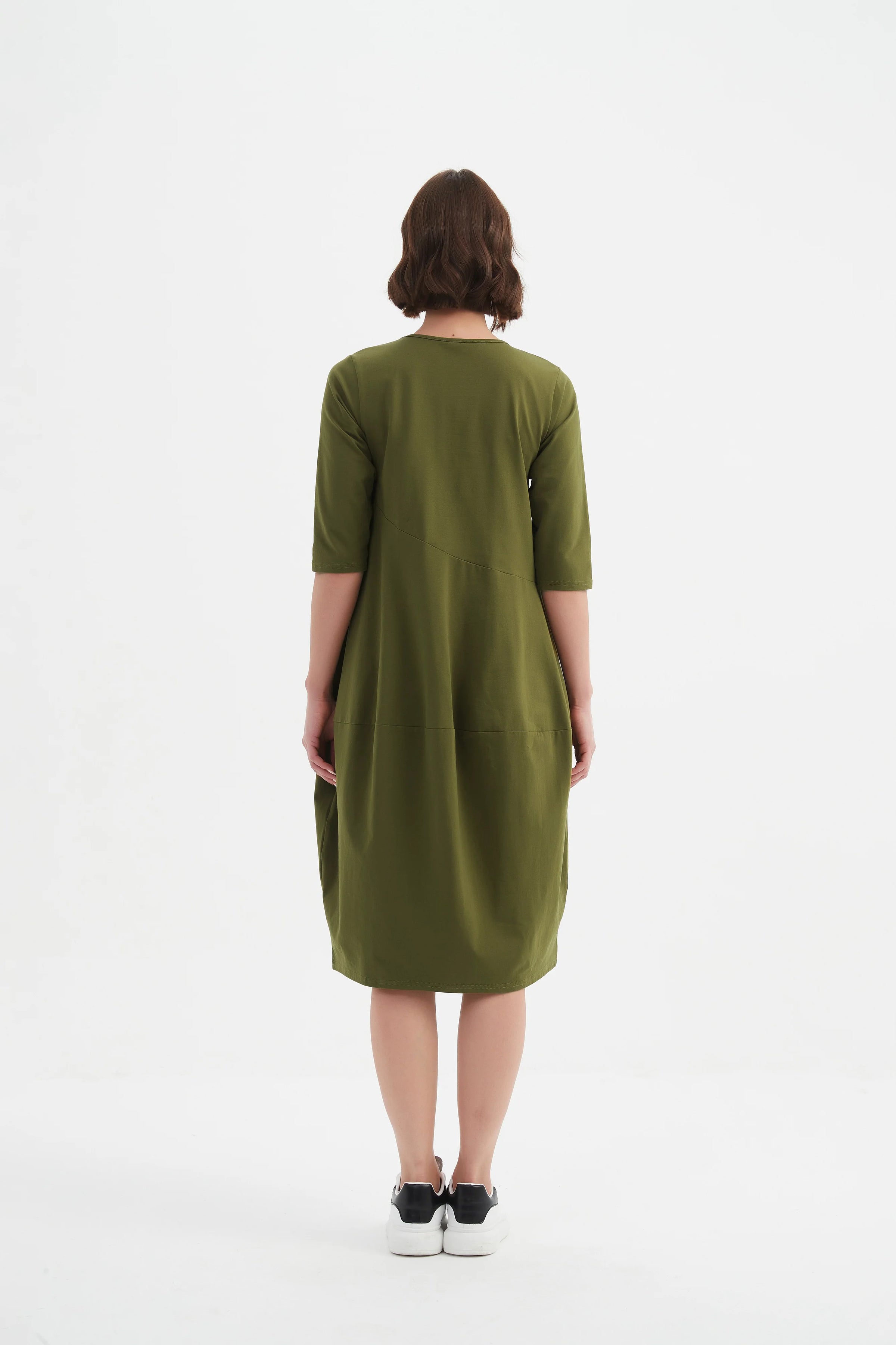 tirelli-womens-diagonal-seam-winter-dress-25d3611-khaki