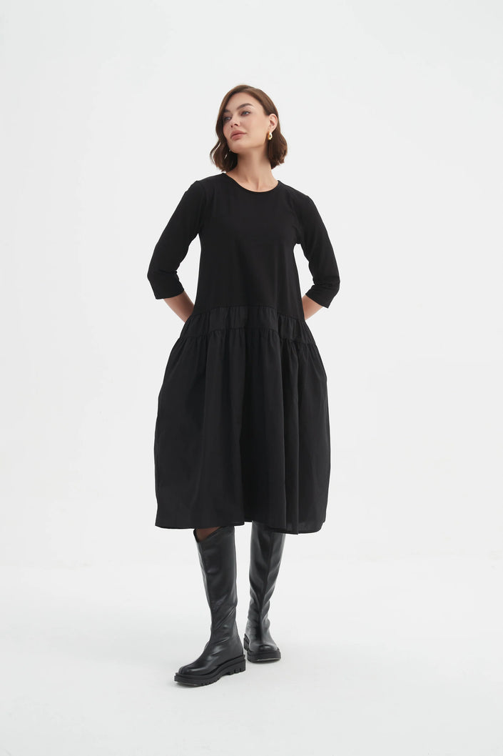 tirelli-womens-drop-waist-combi-dress-25d3607-black