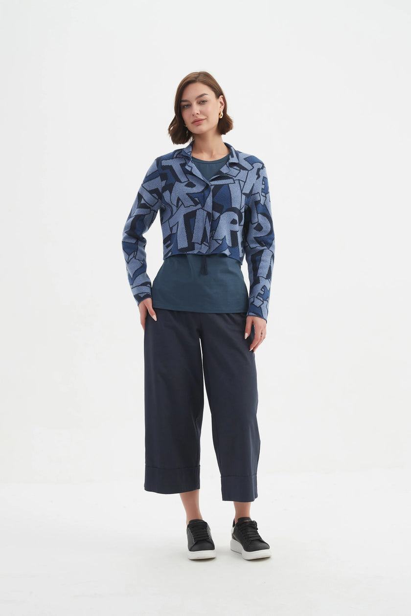 tirelli-womens-letterblock-zip-cardigan-25k3597-blue