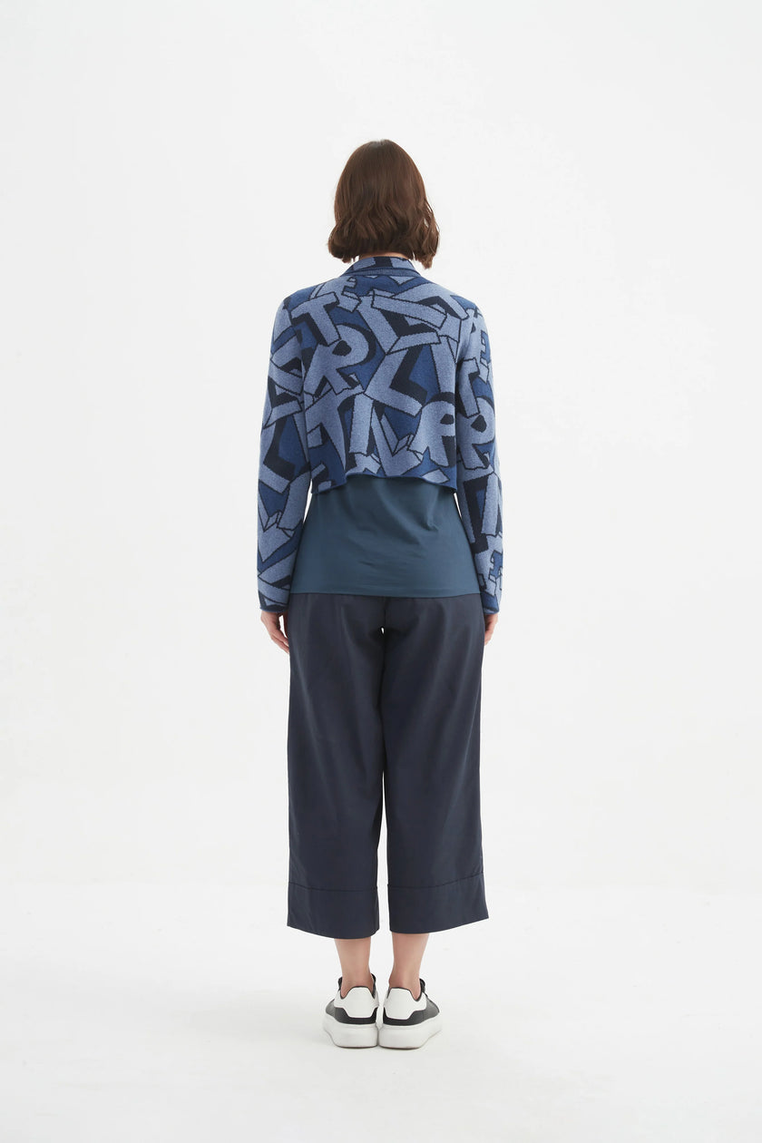 tirelli-womens-letterblock-zip-cardigan-25k3597-blue