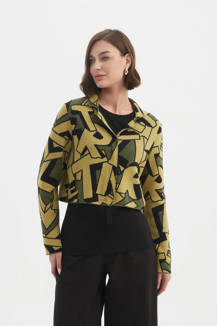 tirelli-womens-letterblock-zip-cardigan-25k3597-green