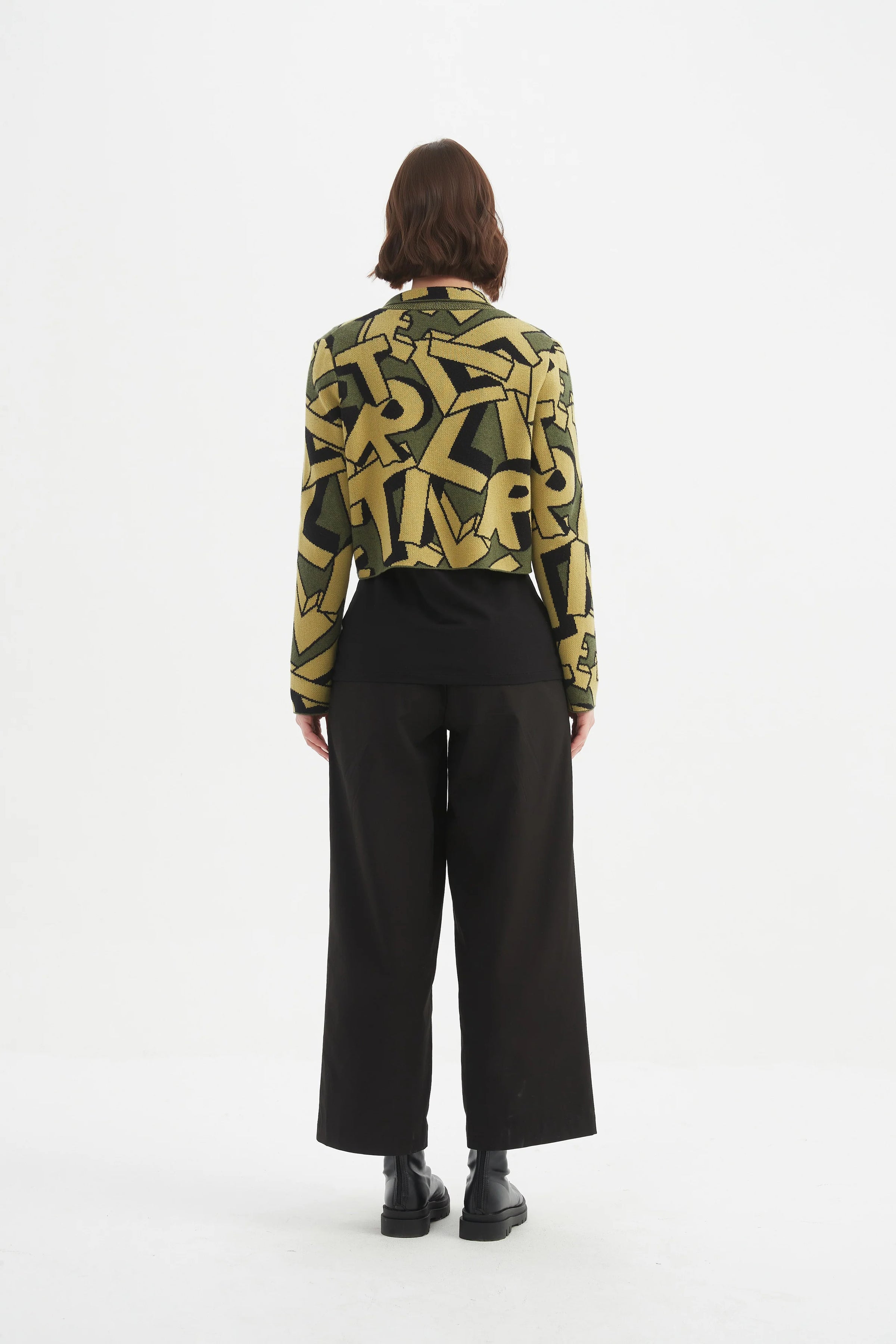 tirelli-womens-letterblock-zip-cardigan-25k3597-green
