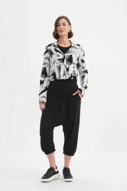 tirelli-womens-letterblock-zip-cardigan-25k3597-white