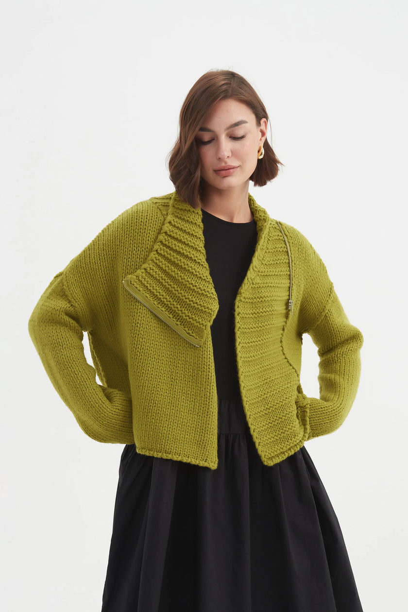 tirelli-womens-zip-collar-cardigan-25k3591-chartreuse