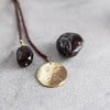 A Beautiful Story - Fairy Garnet Dragonfly Gold Necklace