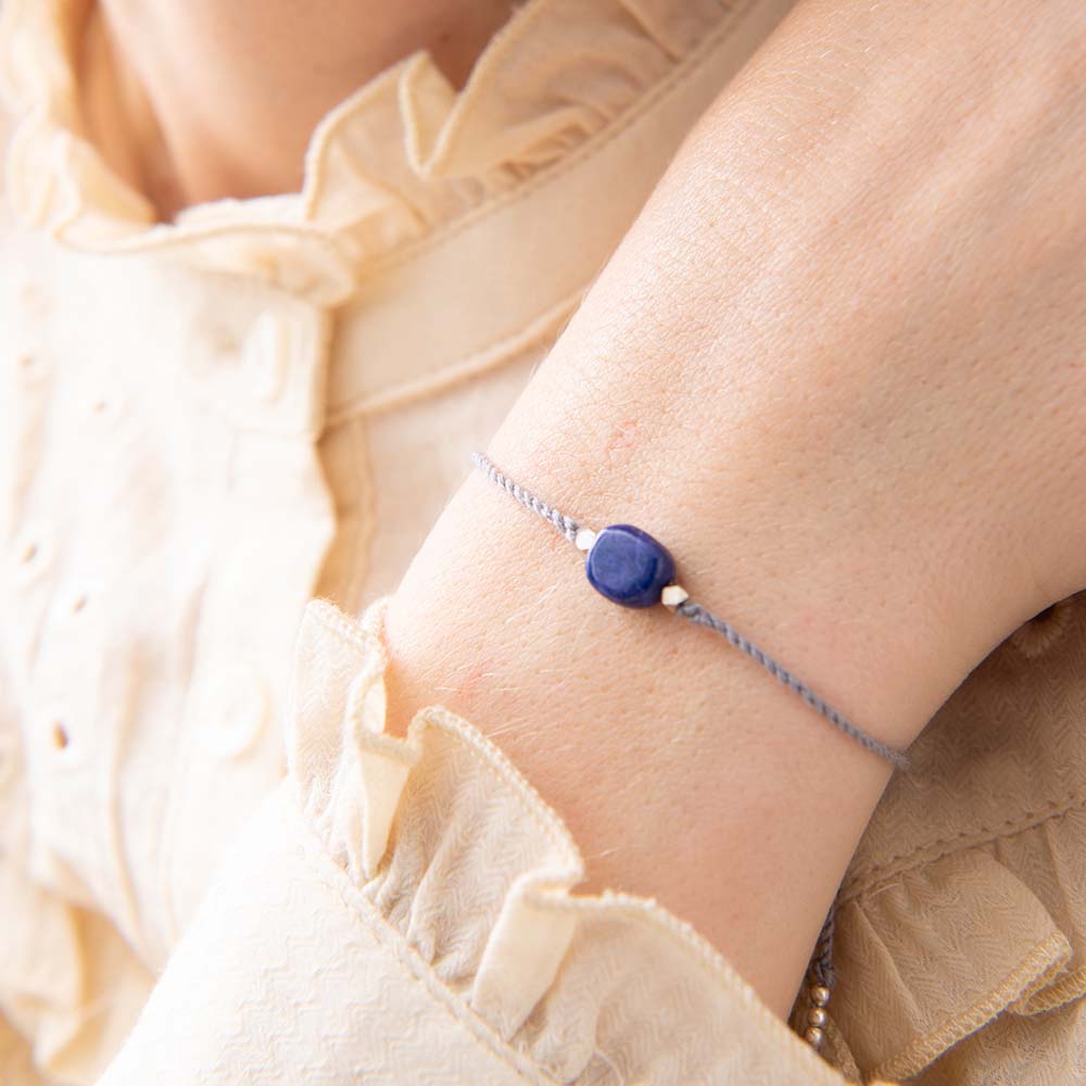 A Beautiful Story - Gemstone Card - Bracelet with Lapis Lazuli