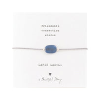 A Beautiful Story - Gemstone Card - Bracelet with Lapis Lazuli