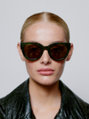 A.Kjaerbede Lilly Sunglasses - Green Marble Transparent