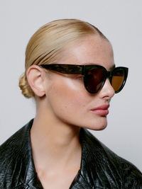 A.Kjaerbede Lilly Sunglasses - Green Marble Transparent
