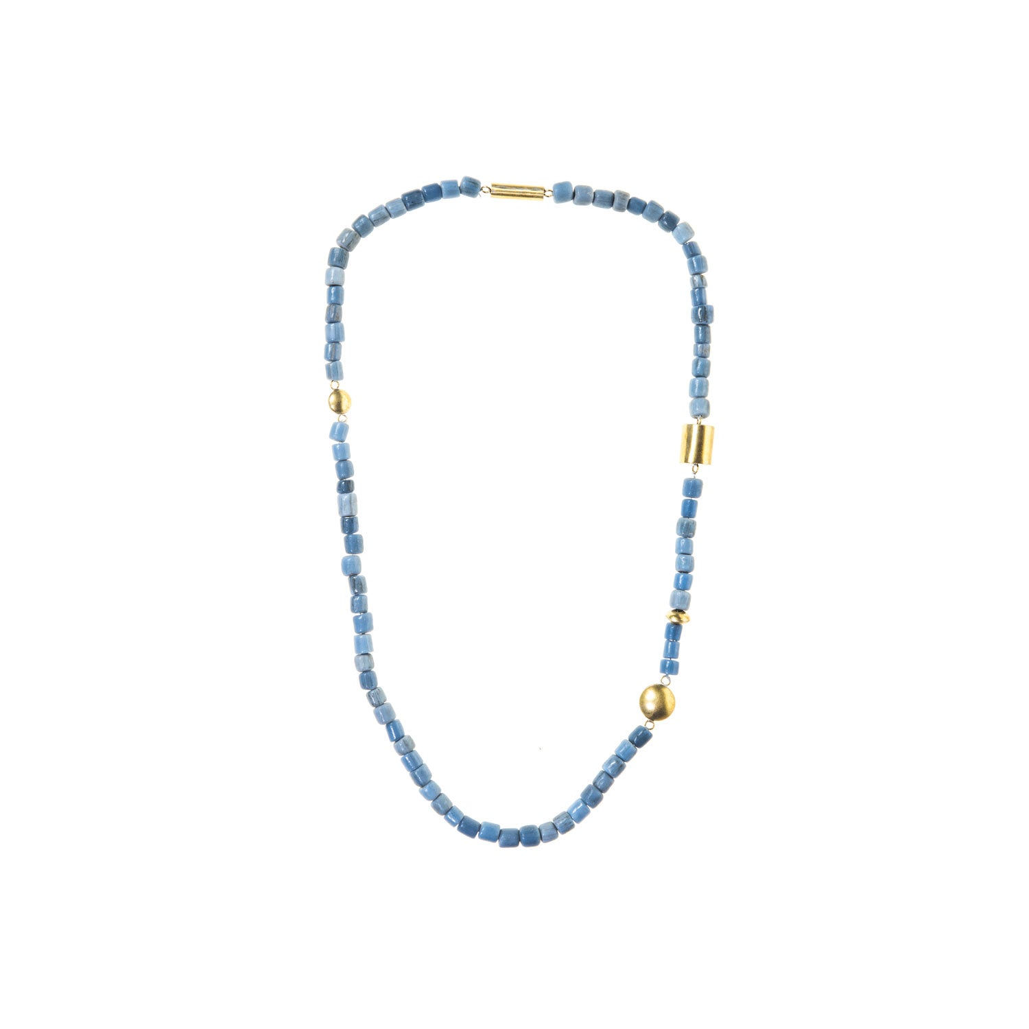 Just Trade - River Necklace in Blue