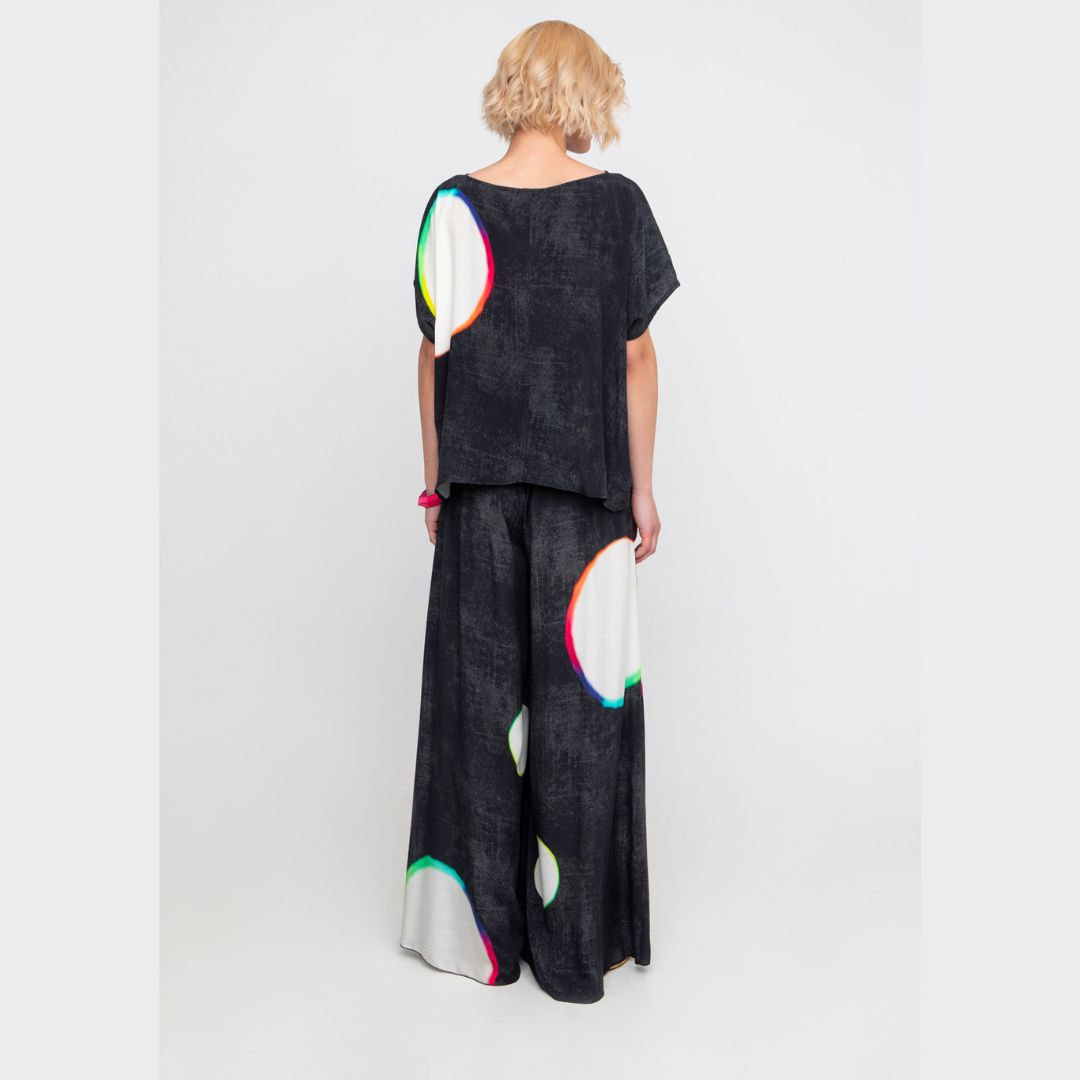 Ozai N Ku Wide Digi Print Trousers