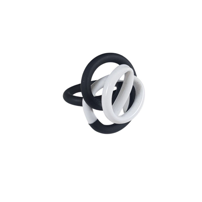 Samuel-Coraux-Bi-colour-Zig-Ring-BlkWht