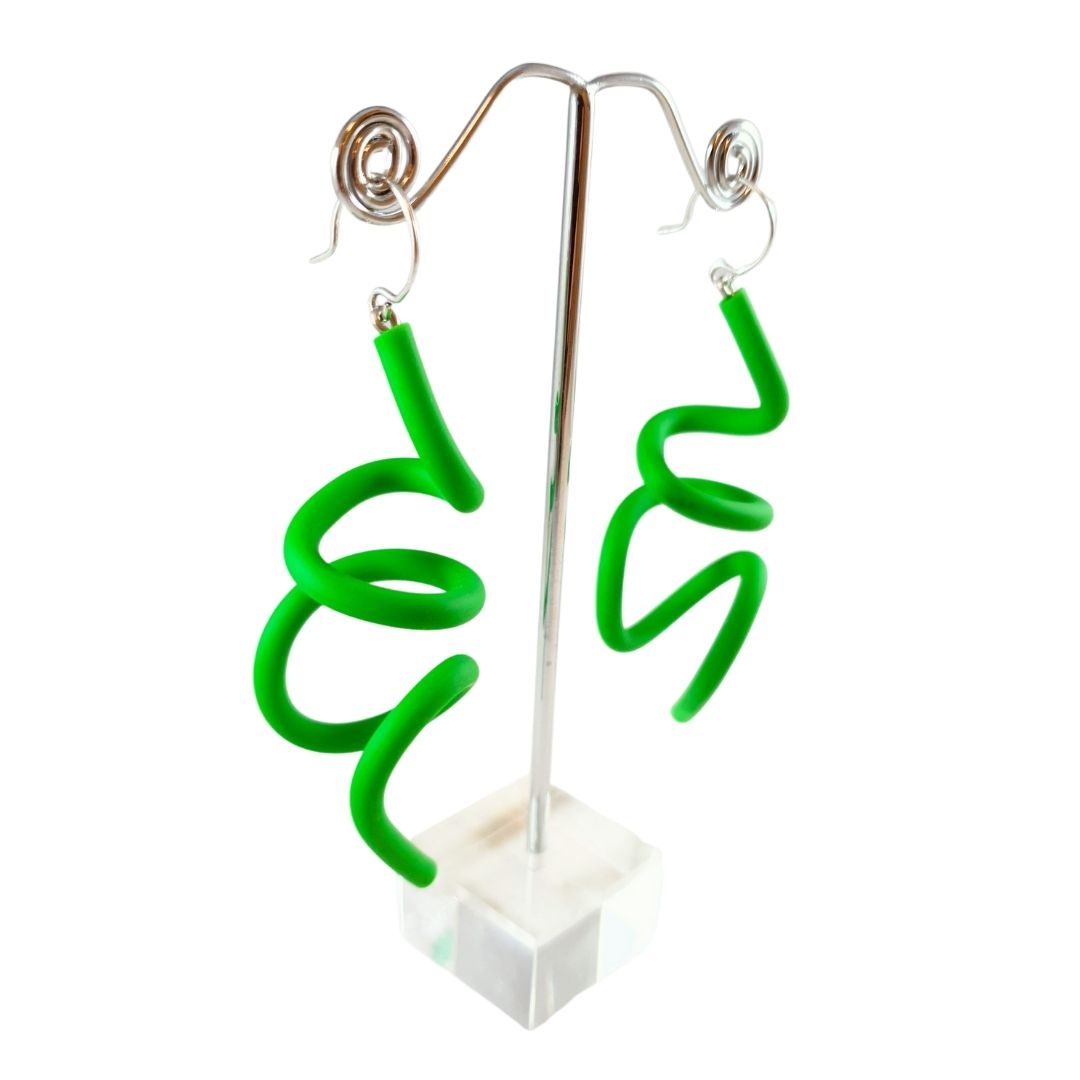 Samuel Coraux Zig Squiggle Earrings Matt