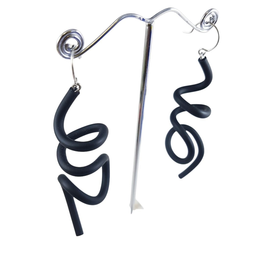 Samuel Coraux Zig Squiggle Earrings Matt