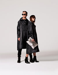 Rainkiss Back to Black Camo Poncho